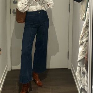 Dark wash Flared Jeans denim